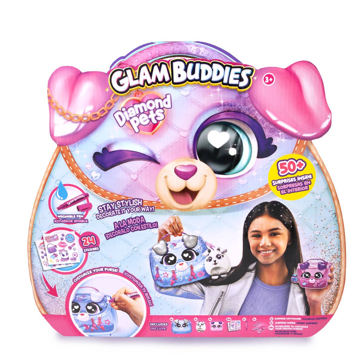 GLAM BUDDIES plusuri, jucarie de plus, Set 2 posete - Imagine 1 [ps:8caa3219-f493-432d-a069-2010eaadd2b6]