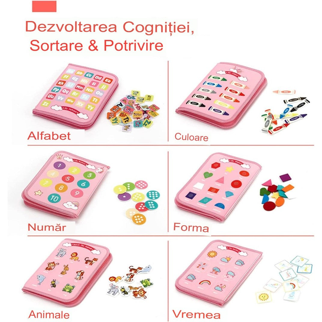 Carte Senzorială Montessori Flippy, Model Unicorni, Roz - Default Title (1) [ps:ffa21fda-95fd-48b9-a1e3-0ec3ba96342b]
