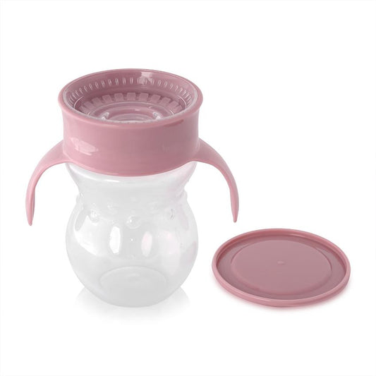 Cană Tranziție 360 Grade Lorelli, Anti-Vărsare, Pink, 12 - pink (1) [ps:77bca9d4-f853-4fbc-acc8-da630d2022fd]