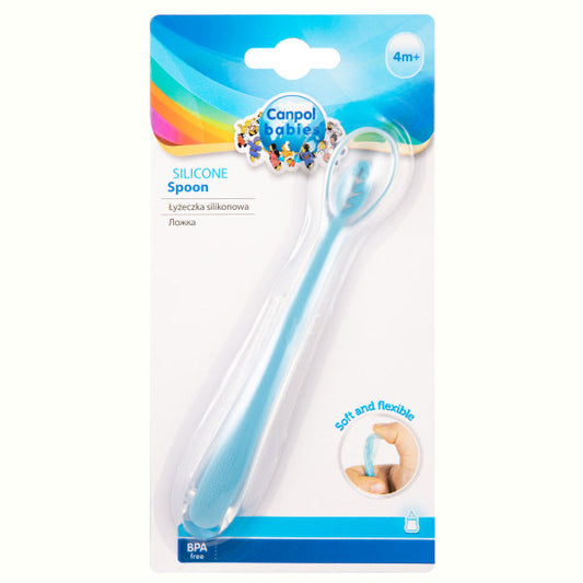 Canpol Babies Lingurita Din Silicon 51/010_Pin - Albastru [ps:8fc95d7b-b0fd-4871-b9eb-c8b8ce2d8e9e]