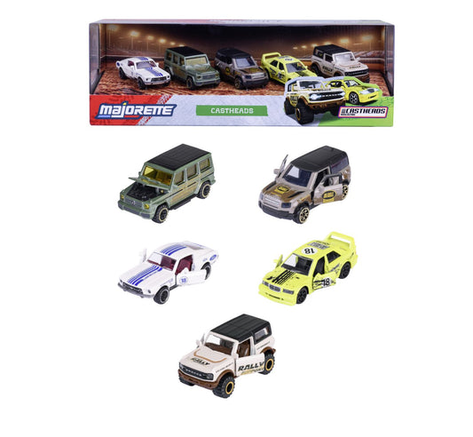 MAJORETTE SET 5 MASINUTE METALICE CASTHEADS 7.5CM Simba - Imagine 1 [ps:3f25fe2f-db51-4000-82b9-73b867739b34]