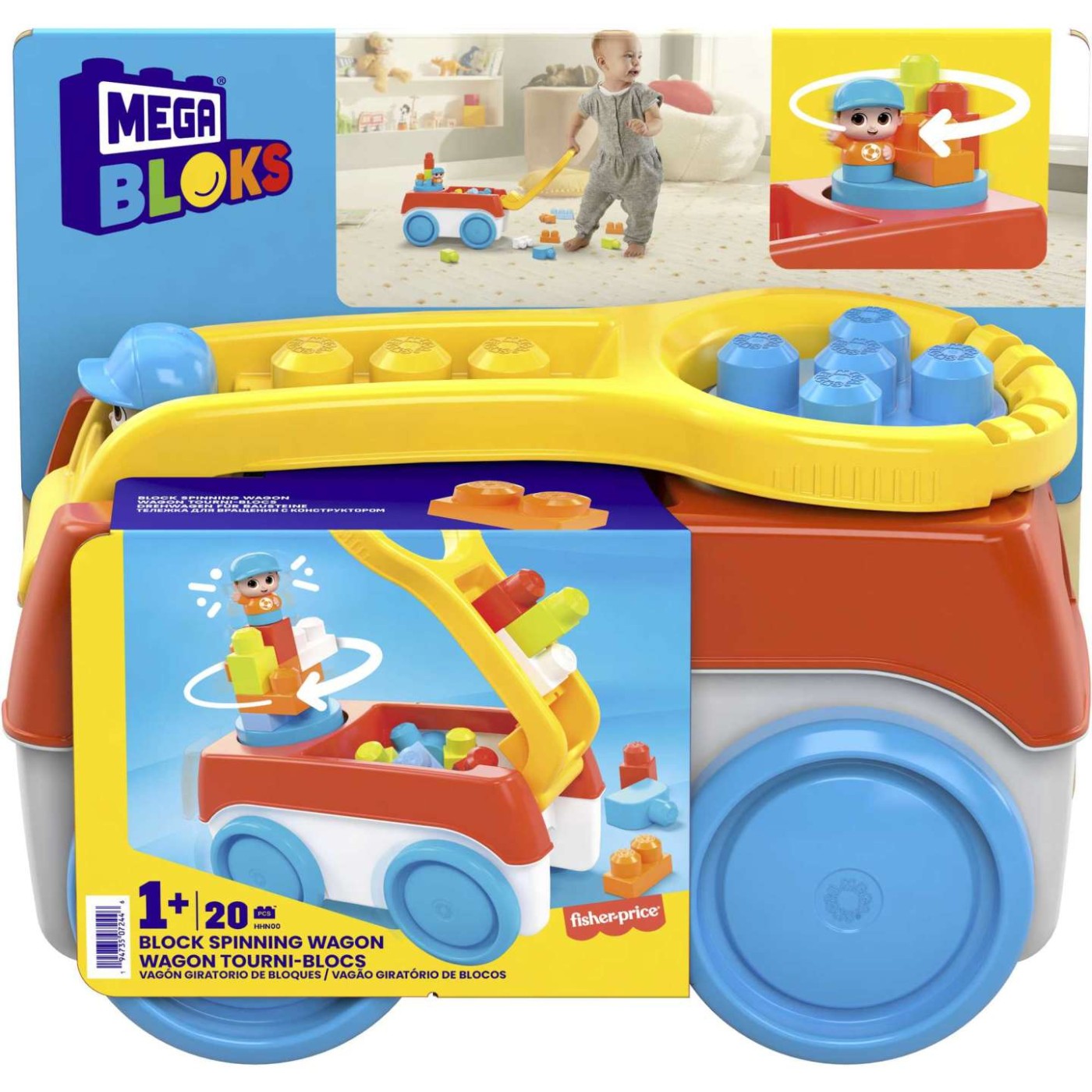 MEGA BLOKS SET DE CONSTRUCTIE 20 PIESE CARUCIORUL CARE - Imagine 1 [ps:88d42ddf-249d-49a6-8f4c-283c541a923f]