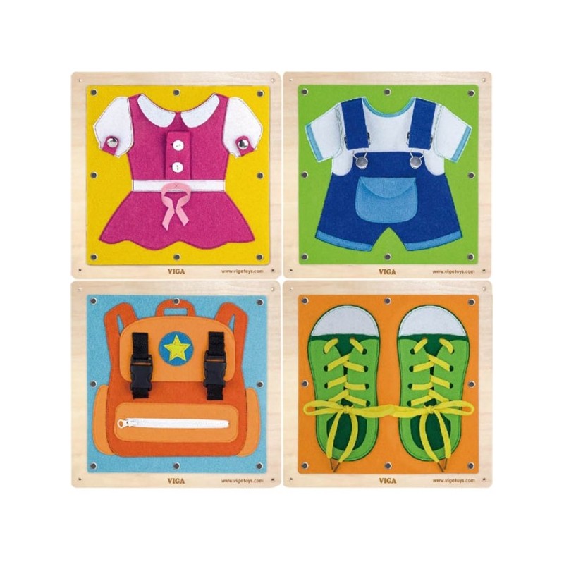 Set jucarii de perete - Incheie imbracamintea, Viga - Imagine 1