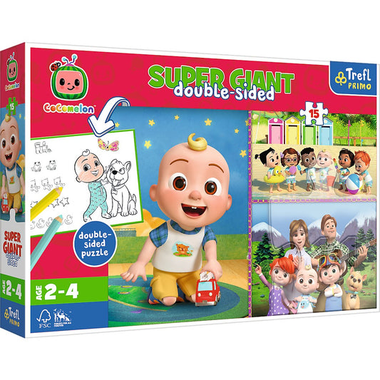 PUZZLE TREFL PRIMO SUPER GIANT 15 COCOMELON - Imagine 1 [ps:6260993e-38ed-4d94-90b5-f245907aae35]
