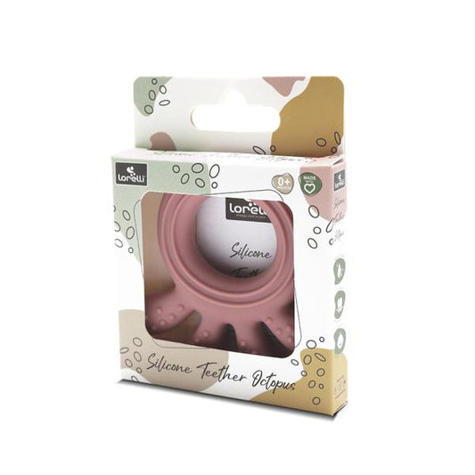 Jucărie Dentitie Octopus Lorelli, Silicon, Fresh Green - Pink (1) [ps:4dc30756-4635-498d-888b-2af9b1d309ed]