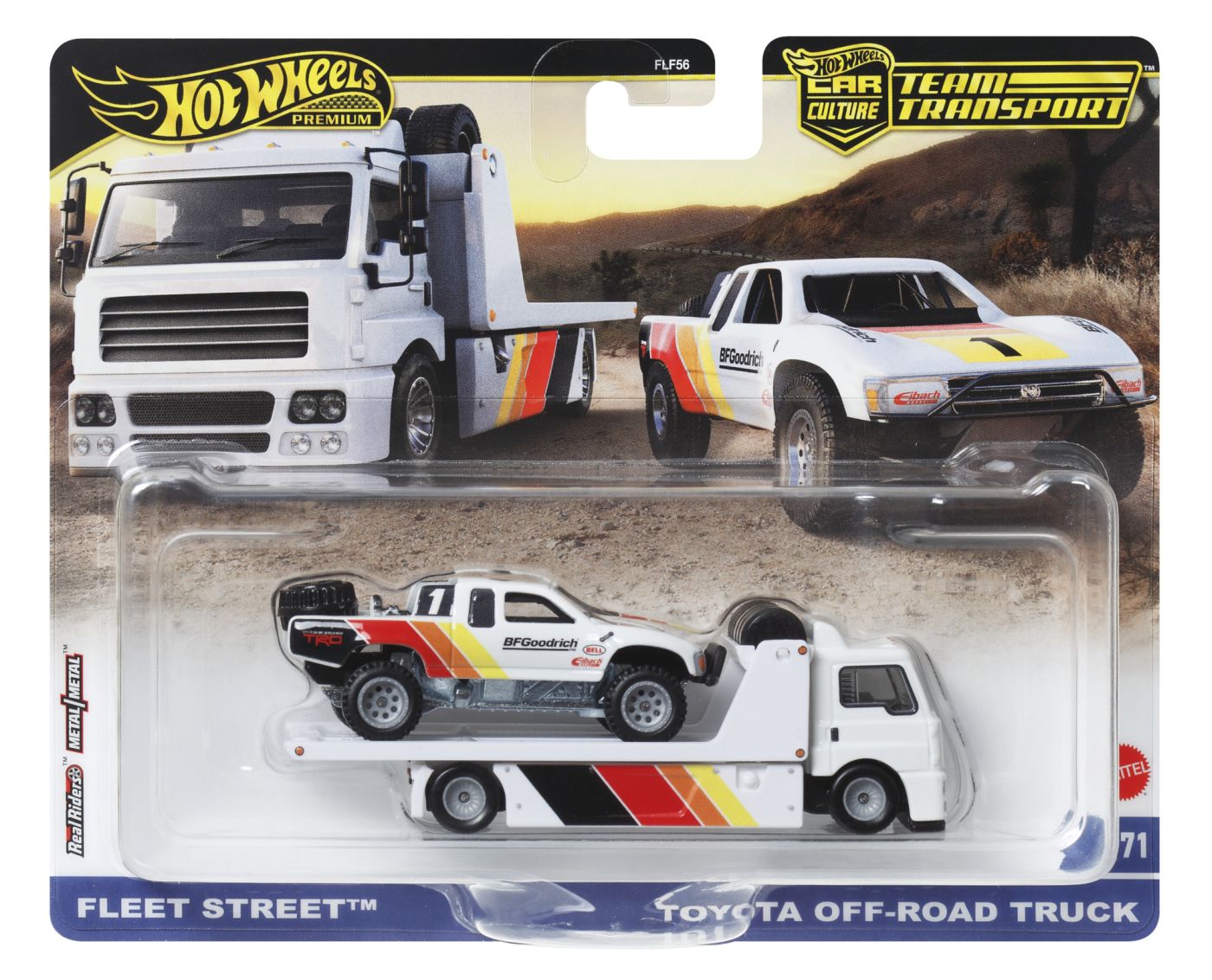 HOT WHEELS TRANSPORTATOR FLEET STREET CU MASINUTA TOYOTA - Imagine 1 [ps:cee20fbb-ab5d-4ee4-919a-77646bc2ae99]