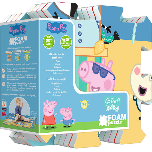 PUZZLE DE PODEA DIN SPUMA PEPPA PIG SUMMER Trefl - Imagine 1 [ps:d2e2278b-80e0-4799-8bfc-f2216b52640b]
