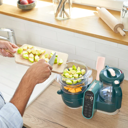 Robot Multifuncțional Babymoov Nutribaby 6 in 1 Opal Green - Default Title (1) [ps:01bbbf04-57f9-42d3-ad37-418d63e3fdeb]