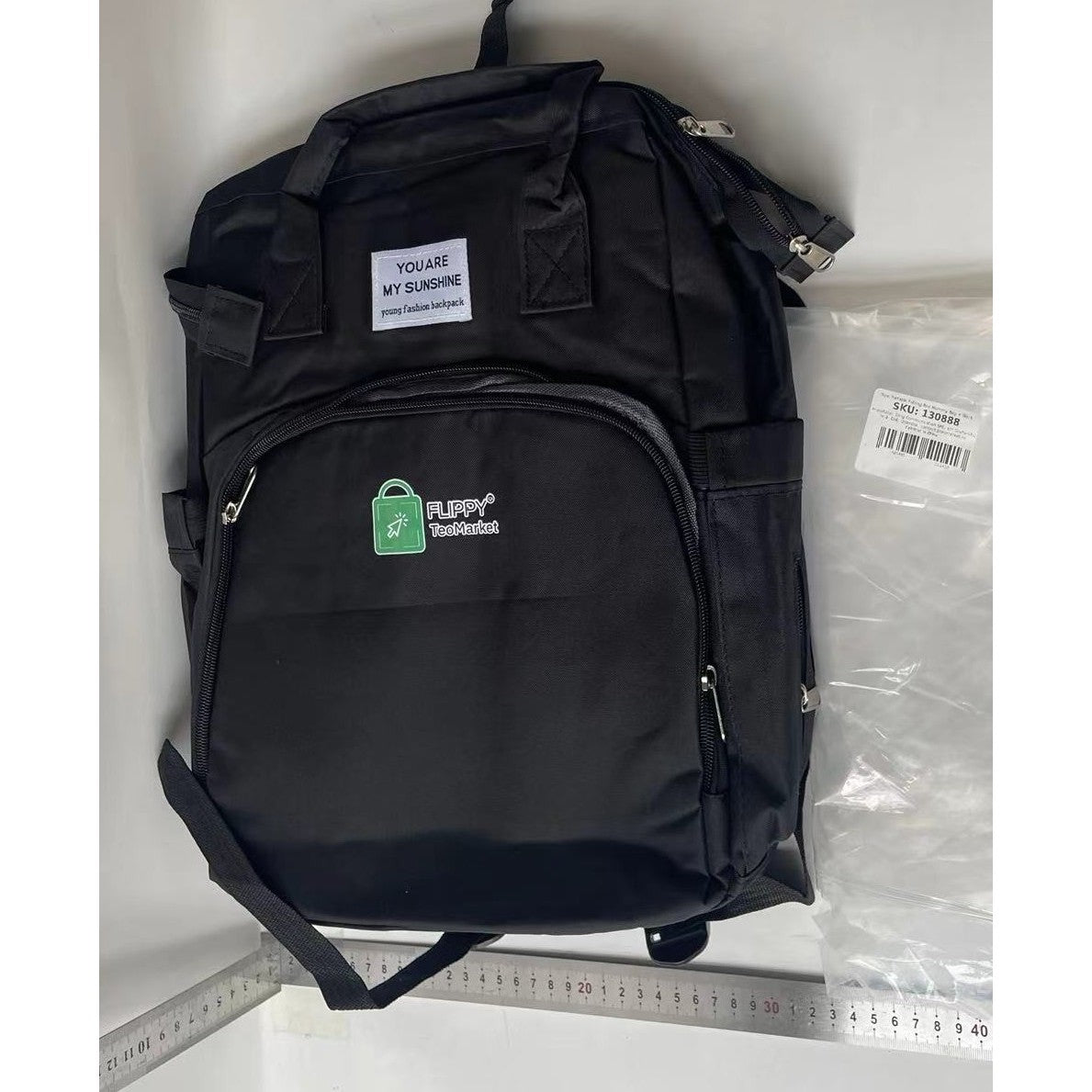 Rucsac Multifunctional Flippy cu Patut Pliabil | infant.ro - Negru (1) [ps:b7557a63-e1c4-4c2c-a5b6-f4329105940c]