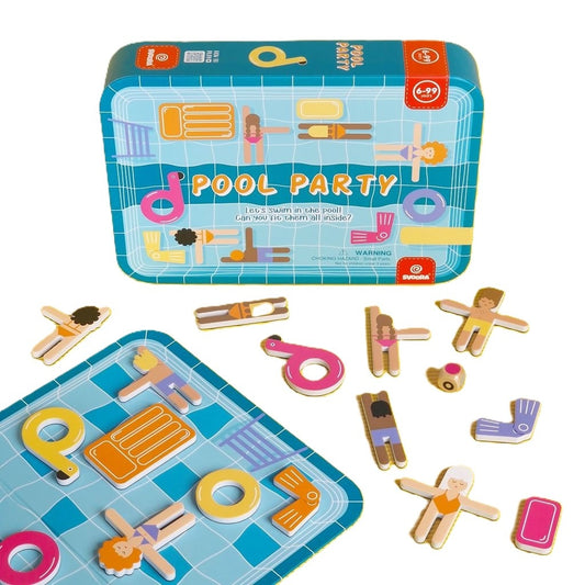 Joc magnetic de strategie Petrecere la piscina, Svoora - Imagine 1