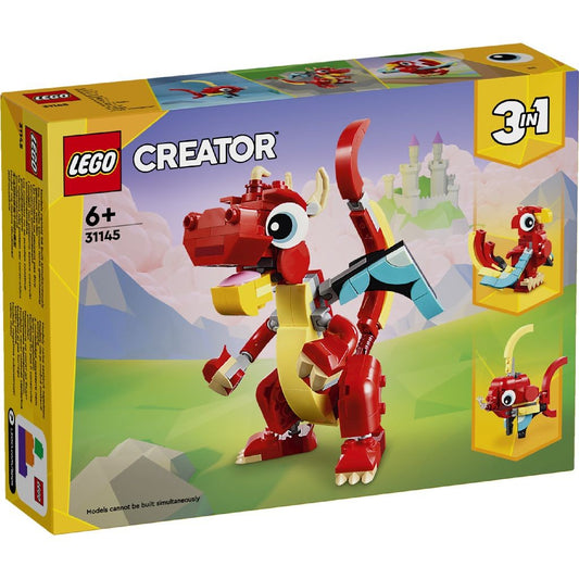 LEGO CREATOR 3IN1 DRAGON ROSU 31145 - Imagine 1 [ps:4a71970b-4d4b-4150-ab7f-ccc5c8a09bcc]