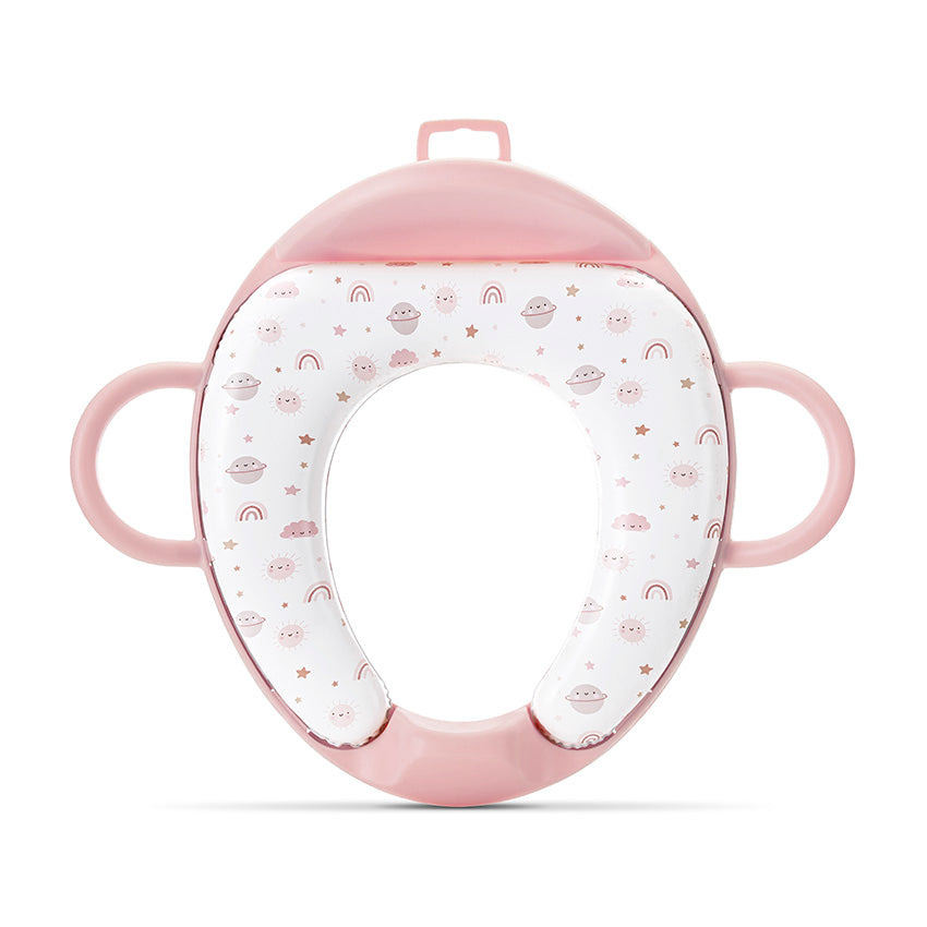 Reductor Toaletă Moale Lorelli, cu Manere, Princess Pink - Pink (1) [ps:ae846710-6899-4a1c-a651-39609a3719f5]