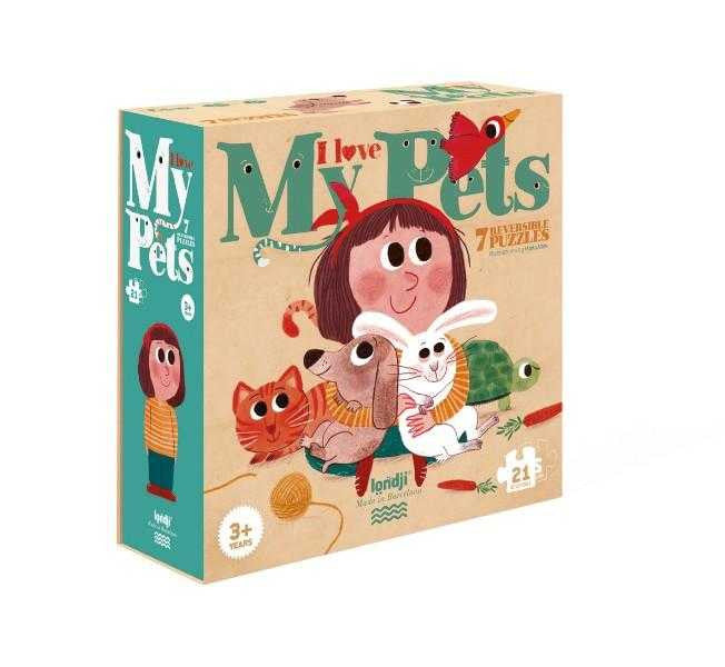 Puzzle reversibil Animale de companie, Londji - Imagine 1 [ps:f5adc81c-c7f2-460a-aaf3-d05cf6830725]