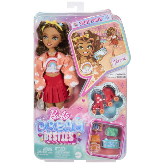 BARBIE DREAM BESTIES PAPUSA TERESA CU ROLE Mattel - Imagine 1 [ps:0e576aed-5ffb-4b79-84a5-c3f56ebbe0f0]