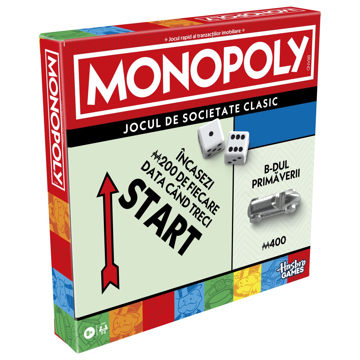 MONOPOLY JOC CLASIC LIMBA ROMANA Hasbro - Imagine 1