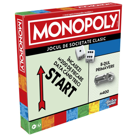 MONOPOLY JOC CLASIC LIMBA ROMANA Hasbro - Imagine 1