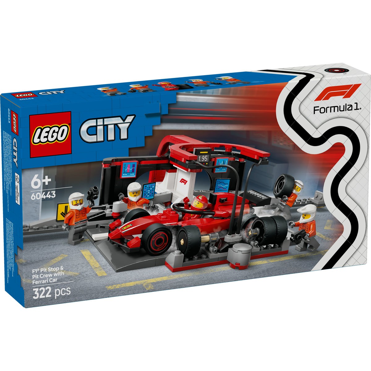 LEGO CITY BOXA SI MECANICI F1 CU MASINA FERRARI 60443 - Imagine 1 [ps:16c802ad-9d79-4abb-9bf8-633c0ae18cce]