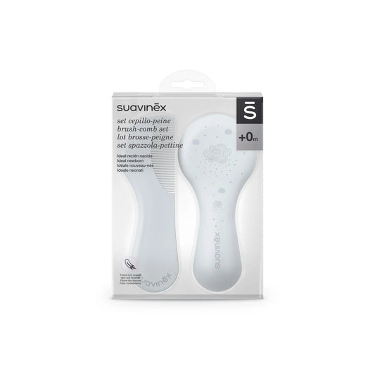 Set Perie și Pieptene Bebe Bej Dreams - Suavinex - Albastru (1) [ps:7d9f0db6-d9dc-4444-9215-44d44a2cf8da]