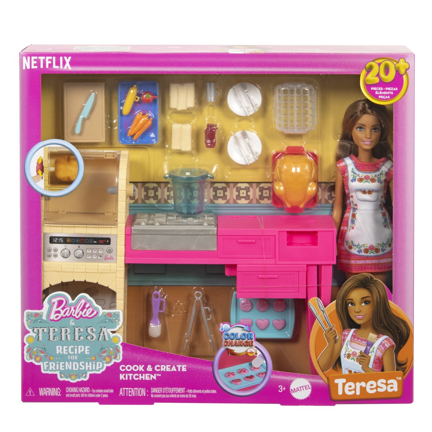 BARBIE SI TERESA RETETA PENTRU PRIETENIE SET PAPUSA - Imagine 1 [ps:06c494ee-4d55-4d75-bf39-4ab7627ca168]