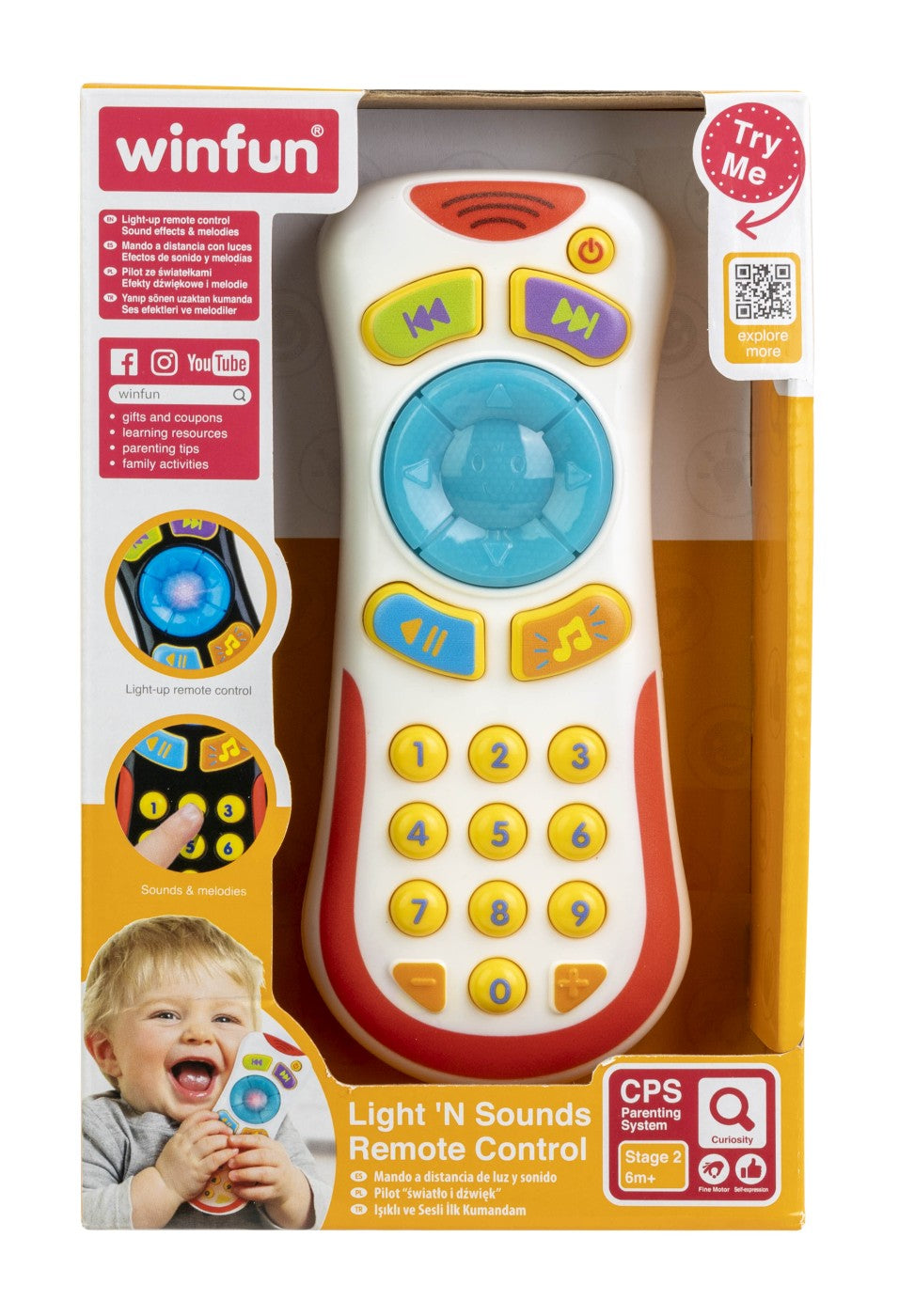 WINFUN TELECOMANDA CU SUNETE SI LUMINI - Imagine 1 [ps:17af9493-7e25-44ed-a091-4e82074277cf]