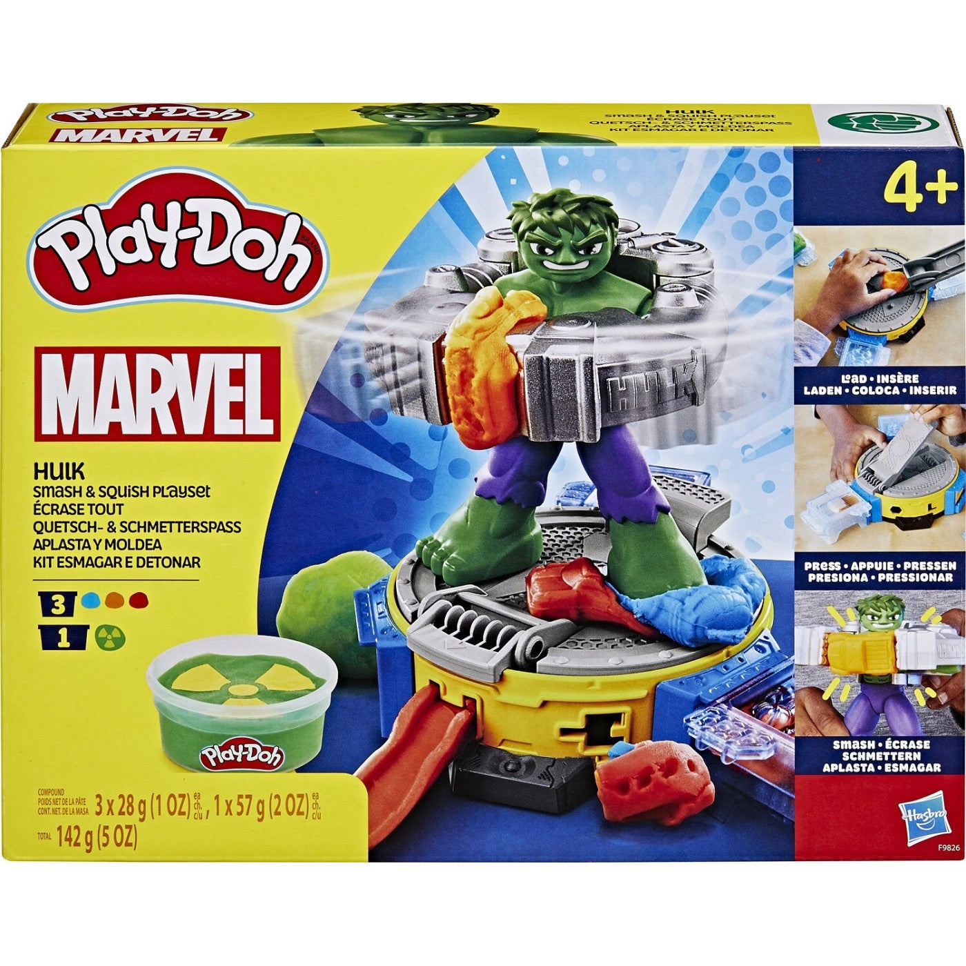 PLAY DOH MARVEL SET HULK LOVESTE SI ZDROBESTE Hasbro - Imagine 1 [ps:ccd445ec-209f-4268-ba94-3482ab202b6c]