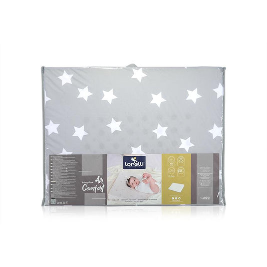 Perna Inclinata Antisufocare Lorelli Air Comfort, Stars - Grey (1) [ps:1b1e1a0e-b87a-40ce-b14e-b9e1c78cff9c]