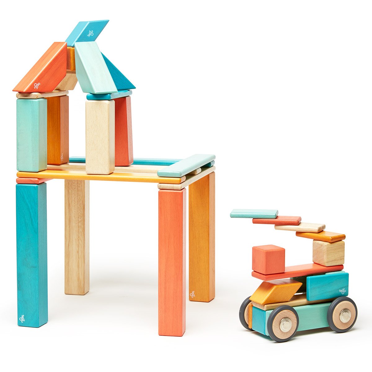 Tegu Sunset - Set 42 Piese Lemn Magnetic | Jucărie - Default Title (1) [ps:41faaf1f-5425-42db-b39c-91c295be2c1a]