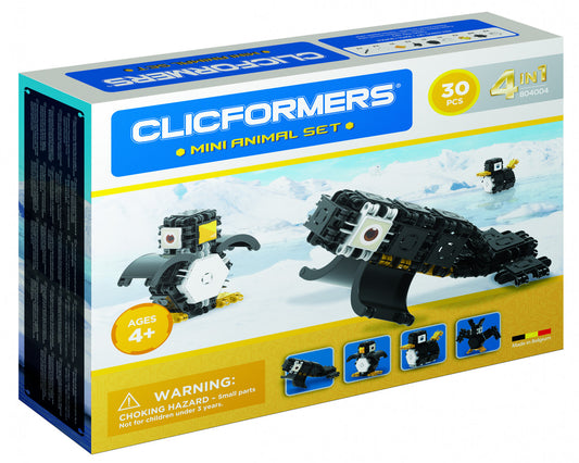 Set de construit Clicformers- Mini Animal Set 30 piese - Imagine 1 [ps:85d2d166-6c8e-4e50-a203-d85f37a0c6b3]