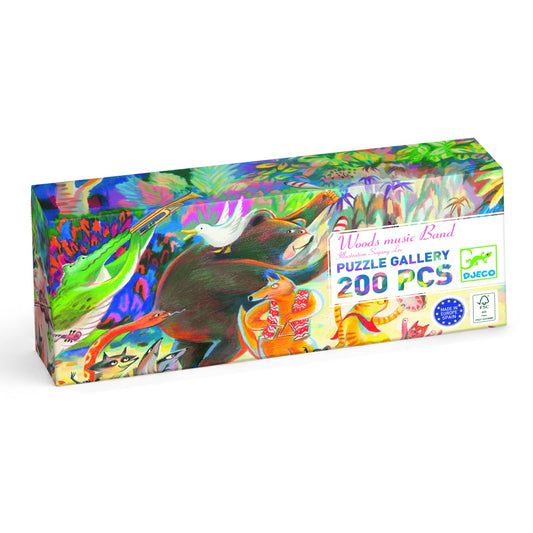 Puzzle galerie Trupa muzicala din padure, Djeco - Imagine 1 [ps:8e4ec3c9-6189-4457-ba19-1da2aaf02a89]