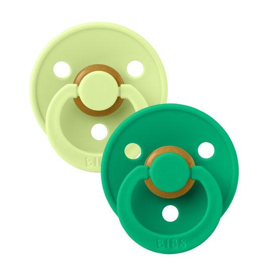 Set 2 Suzete BIBS Colour Latex, Tetină Rotundă, 0 luni - Matcha/Cactus (1) [ps:a30f2246-46b3-49d8-8ad1-52d0d12839d9]