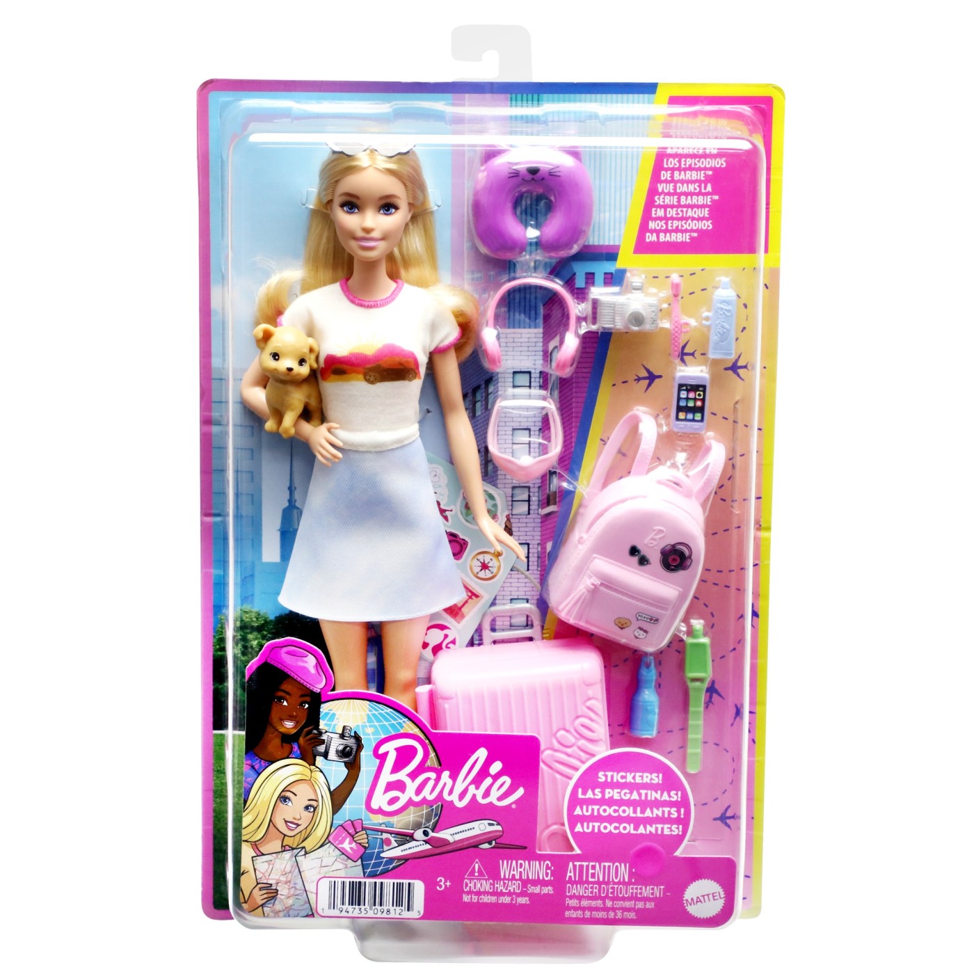 BARBIE PAPUSA BARBIE IN VOIAJ Mattel - Imagine 1 [ps:d44d0977-987f-4ed9-96c2-f59a638ff8f2]