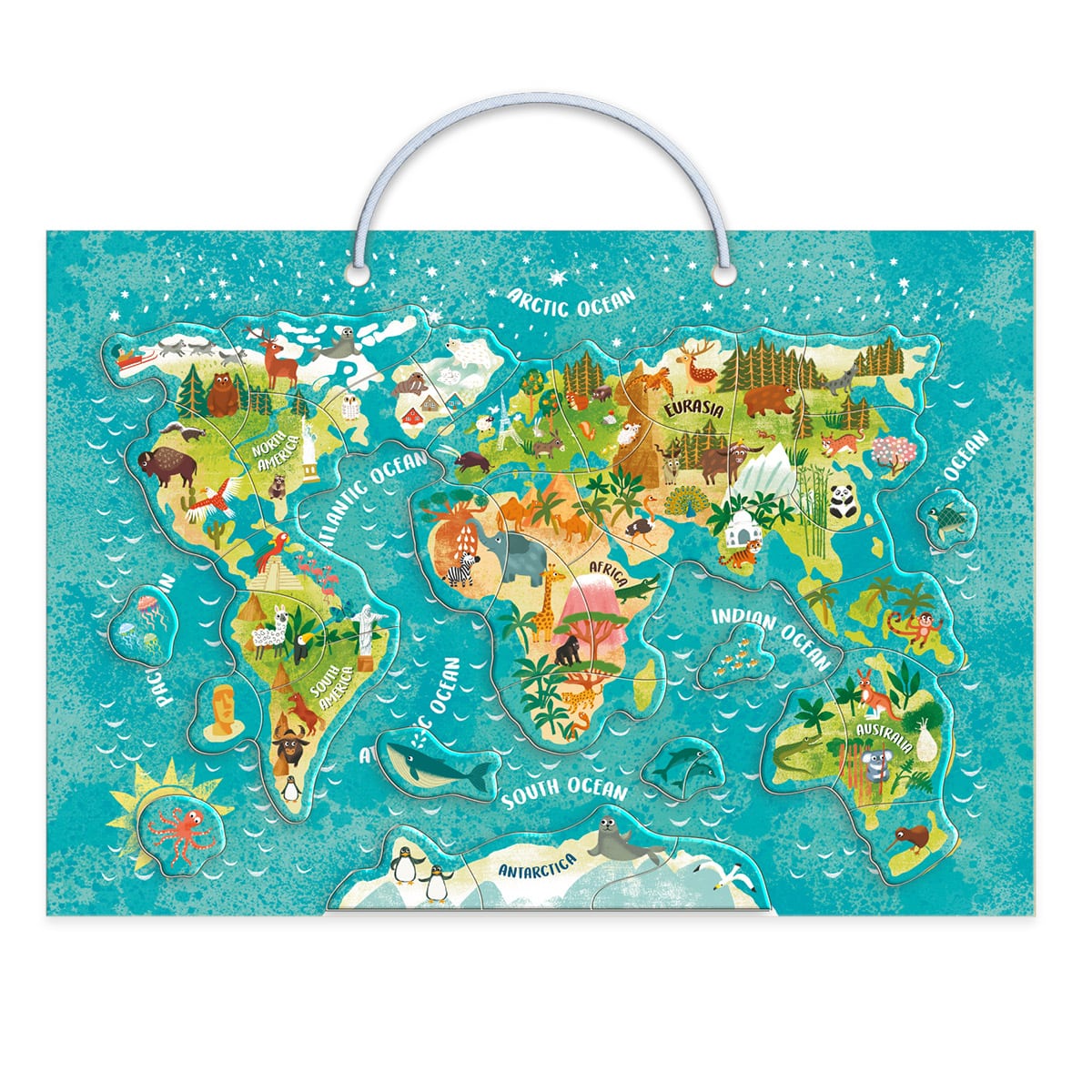Puzzle Magnetic Harta Lumii cu Animale - Dodo Toys - Default Title (1) [ps:704a81a9-a278-4f57-8dbd-03eb9dc11b1e]