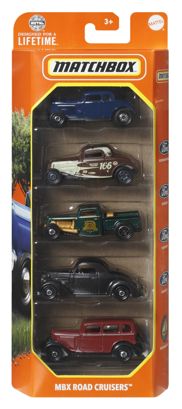 MATCHBOX SET 5 MASINUTE METALICE MBX ROAD CRUISERS SCARA - Imagine 1 [ps:ac155454-6250-4e70-8782-dfca6aa5ae8a]