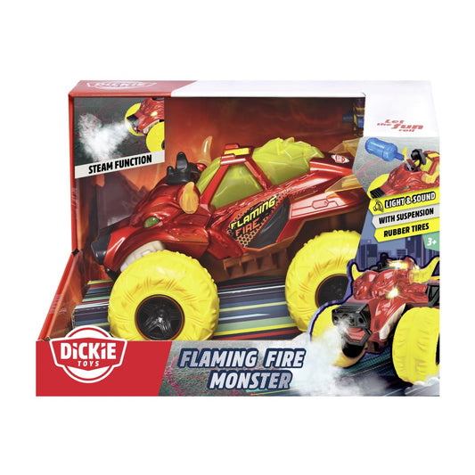 DICKIE MASINA DE TEREN FLAMING FIRE MONSTER CU LUMINI - Imagine 1 [ps:33624d58-b769-44c1-baa3-7949eaf66fed]
