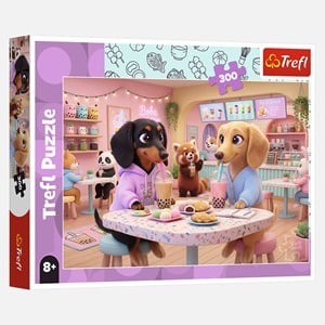 Puzzle Cățeluși & Milkshake 300 Piese - Trefl Jumbo - Default Title (1) [ps:316e765f-200e-4d23-9db8-2932e6ffe7c1]