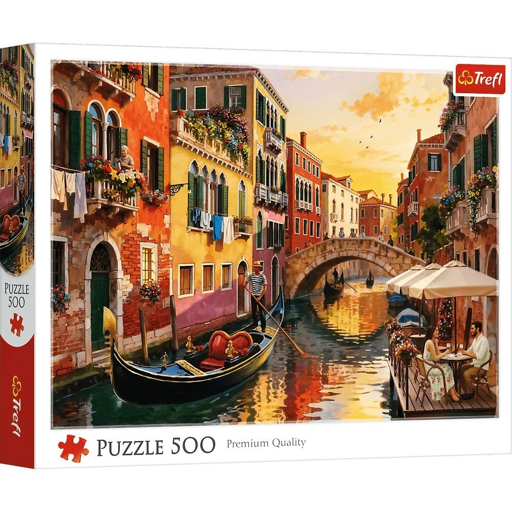 PUZZLE TREFL 500 VENETIA LA APUS DE SOARE - Imagine 1 [ps:b54ef05b-1a88-4d27-bedf-3092430f50ce]