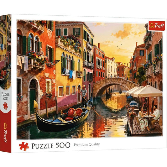 PUZZLE TREFL 500 VENETIA LA APUS DE SOARE - Imagine 1 [ps:b54ef05b-1a88-4d27-bedf-3092430f50ce]