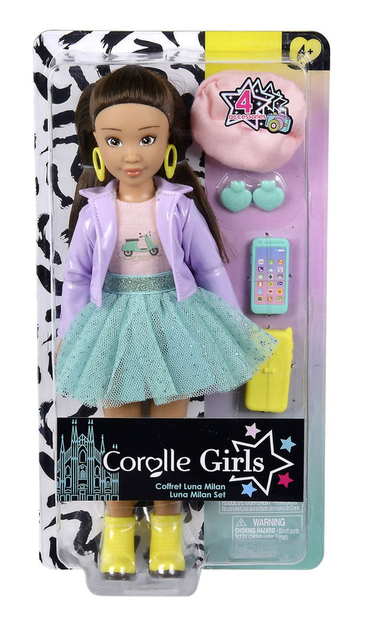COROLLE SET SAPTAMANA MODEI LA MILANO PAPUSA LUNA 28CM Simba - Imagine 1