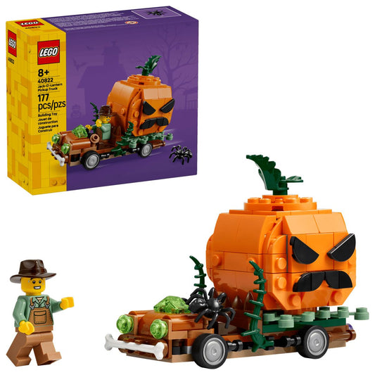 LEGO Camioneta cu Dovleac Sculptat 40822 | Set Construcție - Default Title (1) [ps:f19d5868-eeef-4a4b-adff-e34675fb3146]
