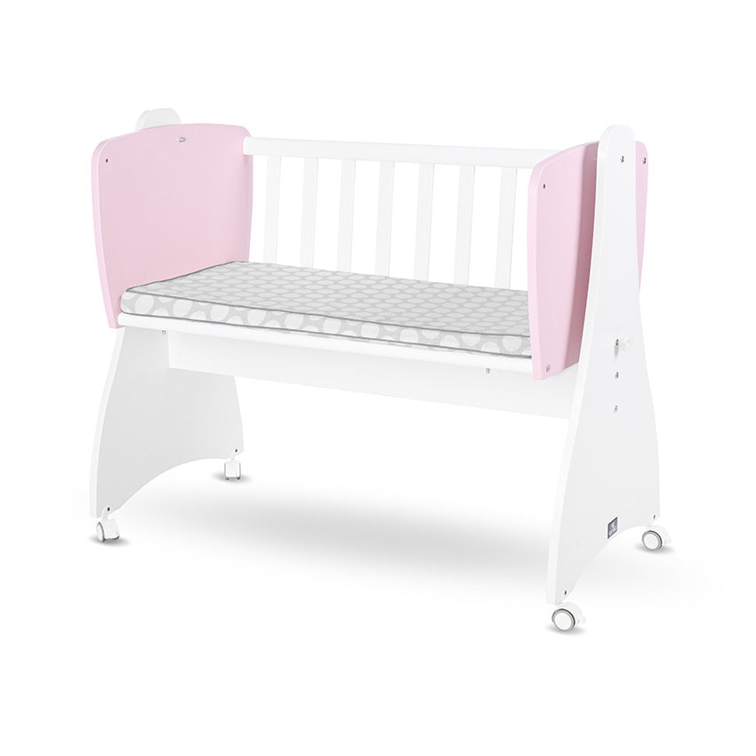 Pat Balansoar Lorelli First Dreams, White, Transformabil - White Orchid Pink (1) [ps:a1ca08ee-93e6-48dc-af76-b6126cb31437]