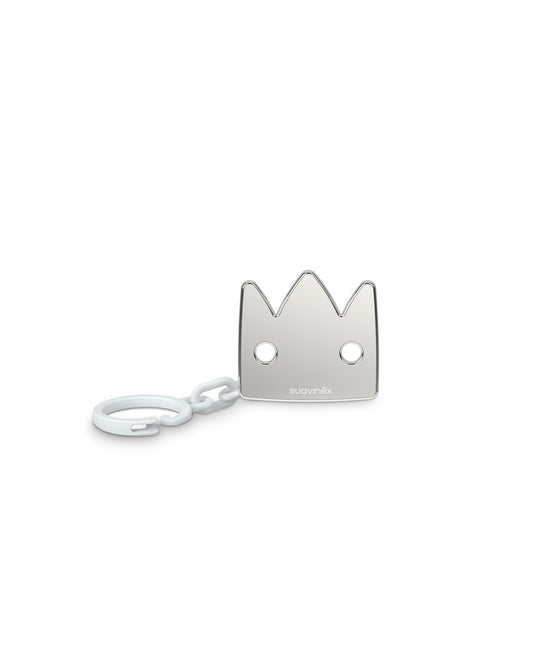Lănțișor suzetă cu clips, coroana, Spread Joy, Suavinex - Imagine 1 [ps:176f2d56-db70-4d81-b77d-d9e4f5883ae8]