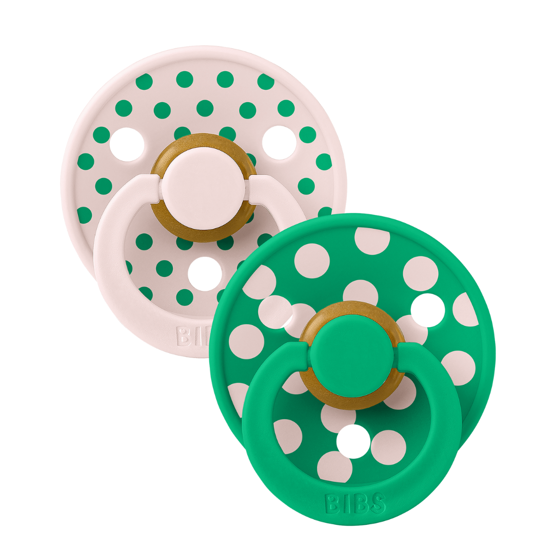 Set 2 Suzete BIBS Colour Studio Polka Dots, 0 luni+ | - Petal/Cactus (1) [ps:7cf003af-6cac-4d3f-8b50-b64b49d4f8fb]