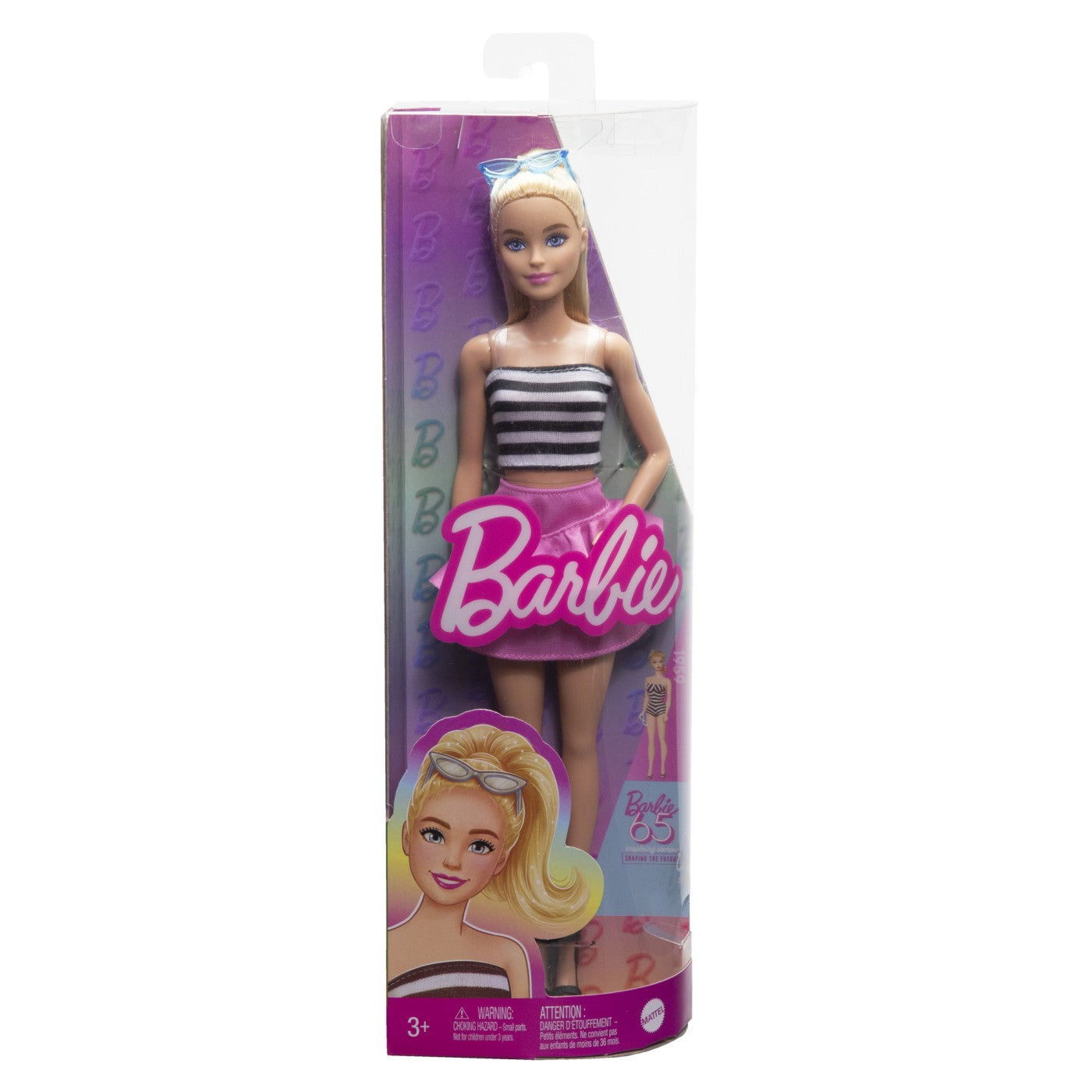 BARBIE PAPUSA BARBIE FASHIONISTA BLONDA CU PARUL PRINS - Imagine 1 [ps:ffec28d8-f49f-432b-907b-5b2a2aaab339]
