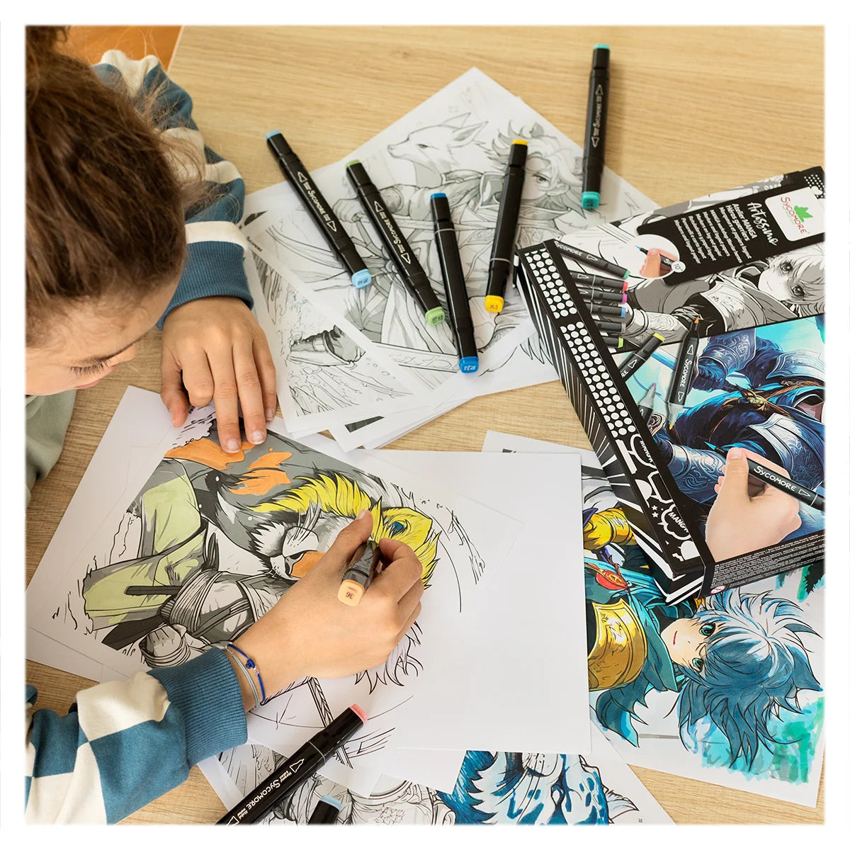 Atelier Creativ Manga Eroi Războinici Sycomore - Default Title (1) [ps:497980c8-3914-4ddb-b9a6-71972dbbceb8]