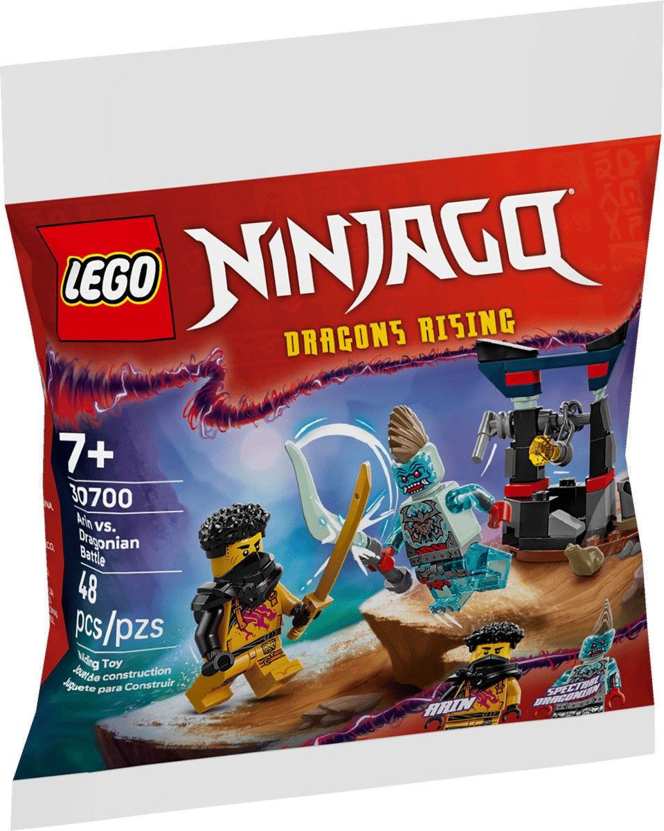 LEGO NINJAGO BATALIA DINTRE ARIN SI DRAGONIAN 30700 - Imagine 1