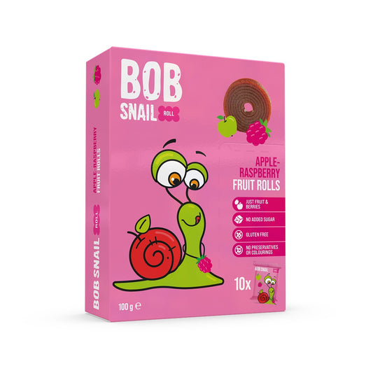BOB SNAIL Fruit Rolls, Rulou din fructe, gustare din - Imagine 1