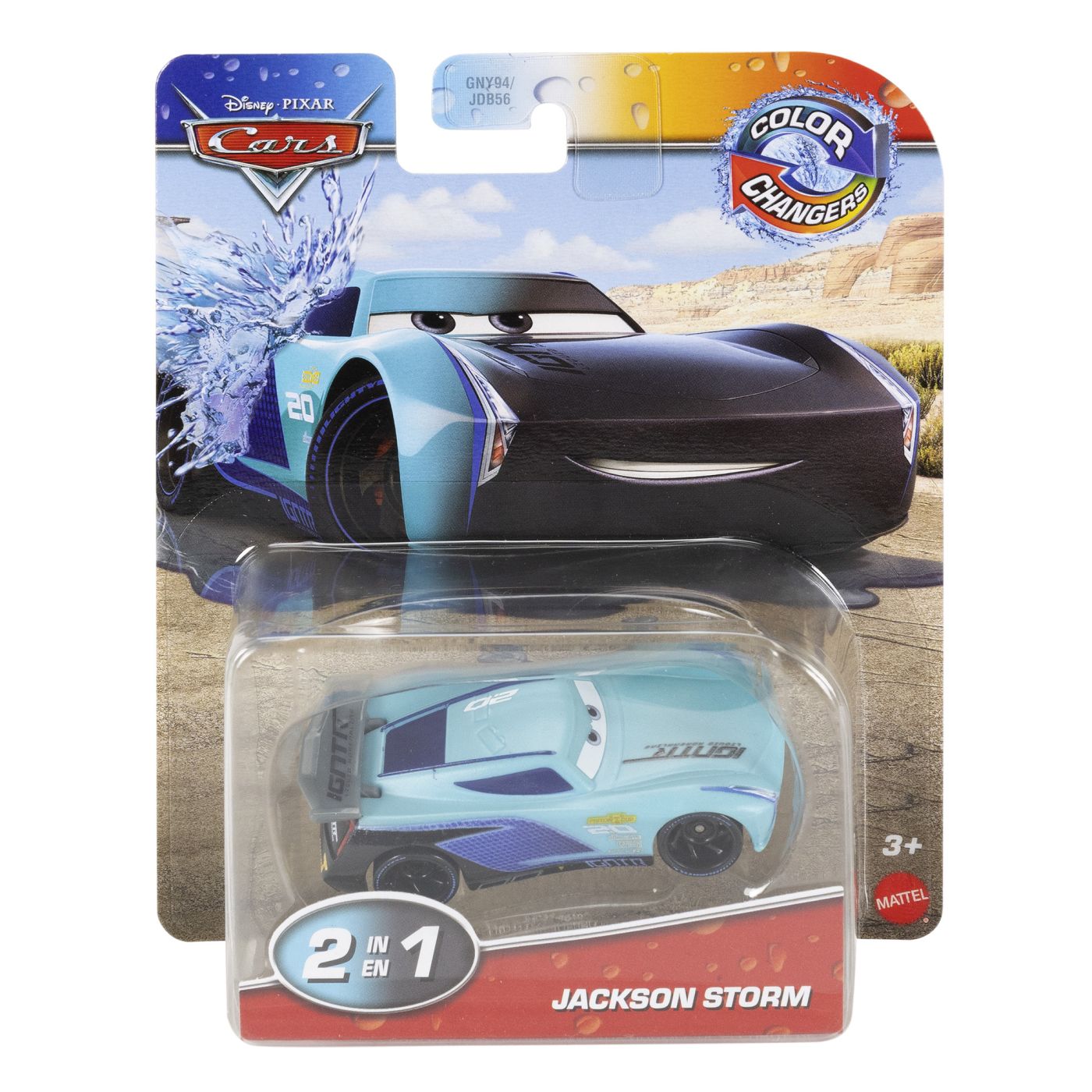 CARS MASINUTA JACKSON STORM CU CULORI SCHIMBATOARE Mattel - Imagine 1