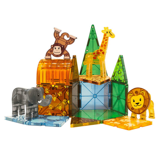 MAGNA-TILES Safari Animals - Set Magnetic de Construcție - Default Title (1) [ps:cc025d22-3718-4087-83c2-b894f4206a4c]