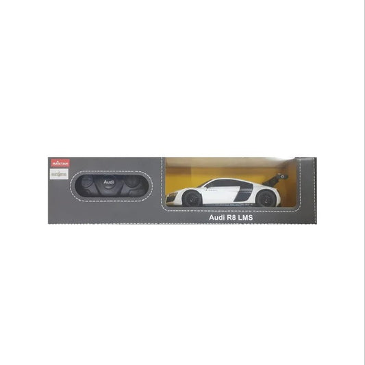 MASINA CU TELECOMANDA AUDI R8 ALB CU SCARA 1 LA 24 Rastar - Alb [ps:74241b26-ee55-4dd7-9917-699798df6a60]