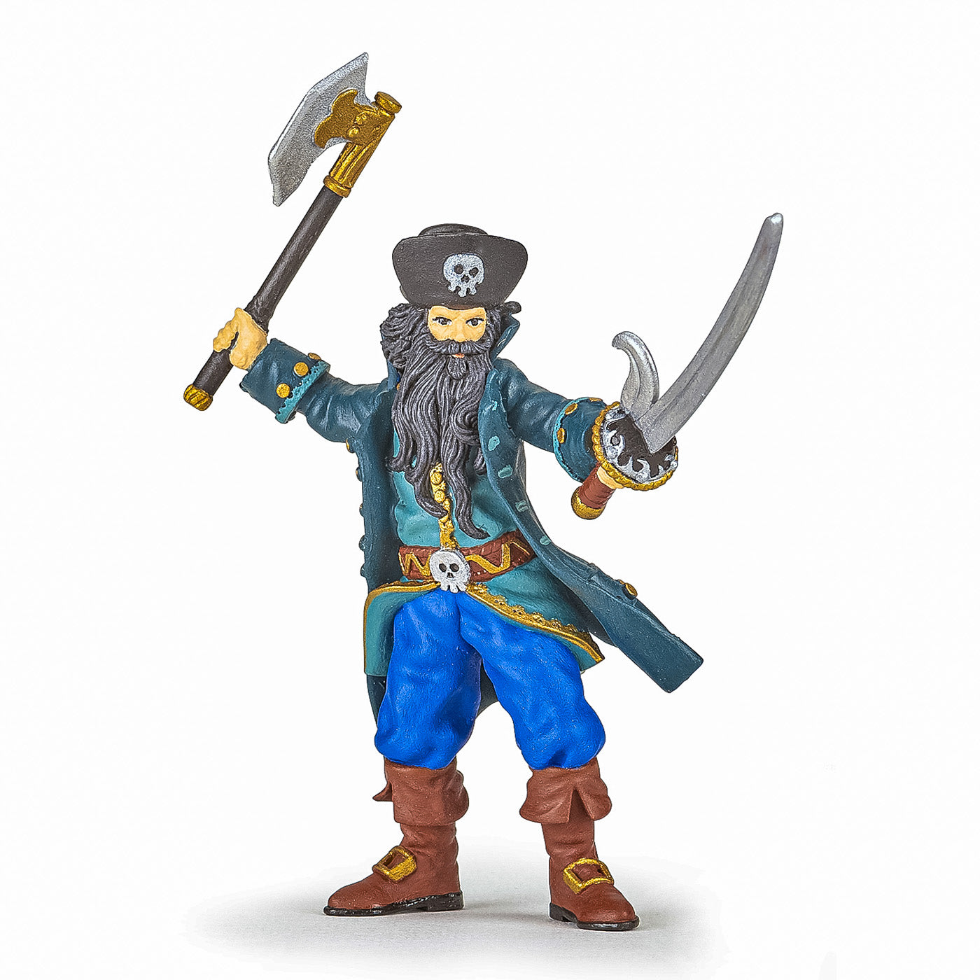 PAPO FIGURINA PIRAT BARBA NEAGRA - Imagine 1